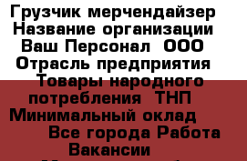 Грузчик-мерчендайзер › Название организации ­ Ваш Персонал, ООО › Отрасль предприятия ­ Товары народного потребления (ТНП) › Минимальный оклад ­ 18 000 - Все города Работа » Вакансии   . Мурманская обл.,Оленегорск г.